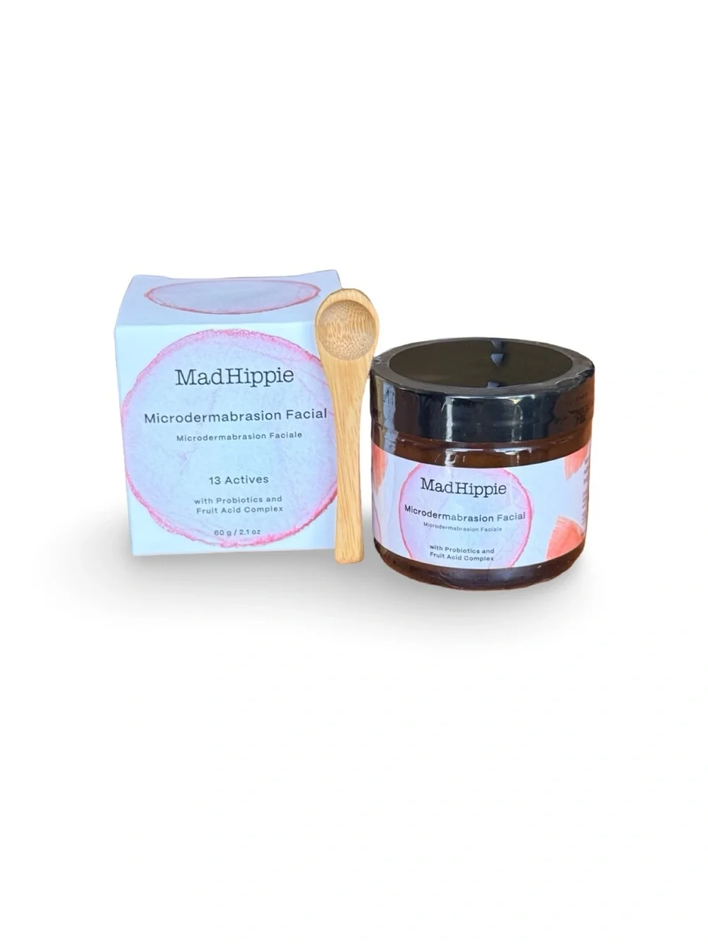 NWT Mad Hippie MicroDermabrasion Facial Exfoliating skincare scrub cream 2.1 oz